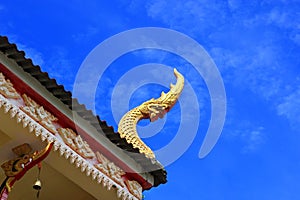 Naga structure on gable