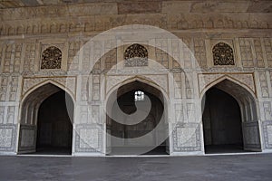 Nagina Masjid interior, Agra Fort, Uttar Pradesh state