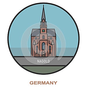 Nagold. Cities and towns in Germany