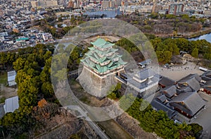 Nagoya Castle aerial view