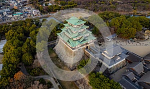 Nagoya Castle aerial view