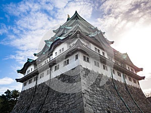 Nagoya Castle in Nagoya City, Aichi Prefecture, Japan