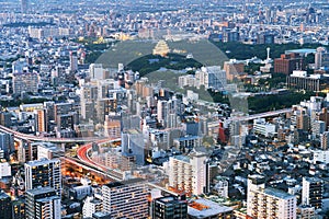 Nagoya, Japan City Skyline