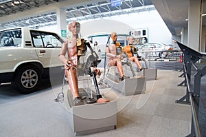 Crash Test Dummy in Toyota Commemorative Museum of Industry and Technology