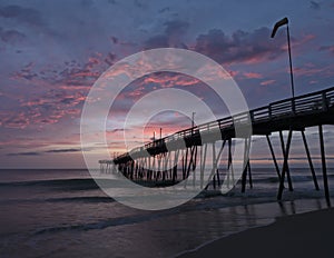 Nags Head Fishing Pier at Dawn