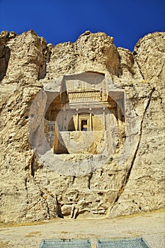 Nagsh-e Rostam tomb and necropolis in Persepolis, Iran