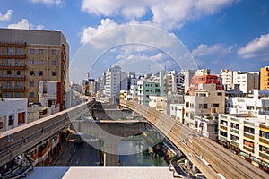 Naha, Okinawa, Japan City Skyline