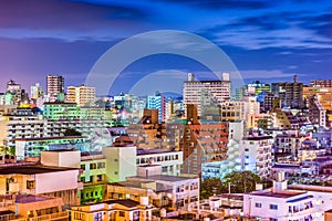 Naha, Okinawa, Japan Skyline