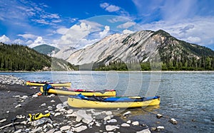 Nahanni river canoing photo