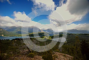 Nahuel Huapi lake in south Argentina