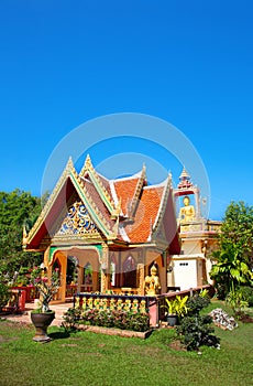 Nai Yang Temple, Wat Mongkol Wararam, Island Phuket, Thailand
