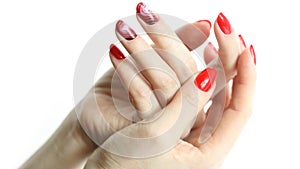 Nail art manicure