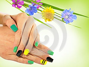 Nail Art . Nail Designs