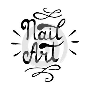 Nail art. Vector illustration