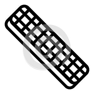 Nail file bar icon, outline style
