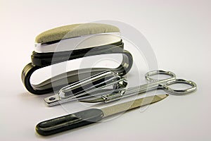 Nail File with Buffer, Scissors and Clippers photo