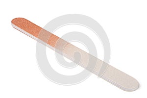 Nail file isolated on a white background