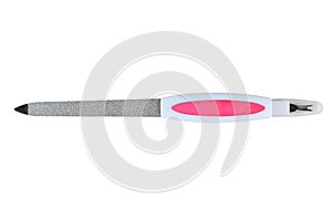 Nail file on a white background