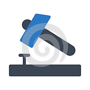 Nail vector.glyph color  icon