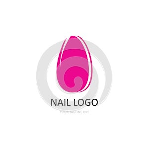Nail, menicure logo vector
