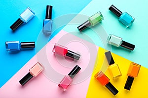 Nail polish bottles