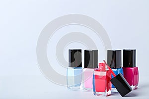 Nail polish bottles