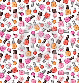 Nail polish pattern photo