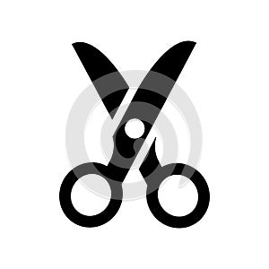 Nail scissors icon. Trendy Nail scissors logo concept on white b