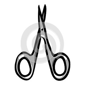 Nail Scissors - Isolated Doodle Icon