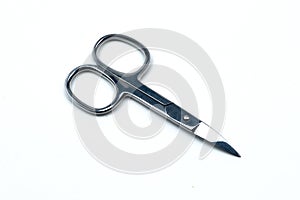 Nail scissors isolated on white