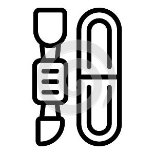 Nail service instruments icon outline vector. Manicure equipment