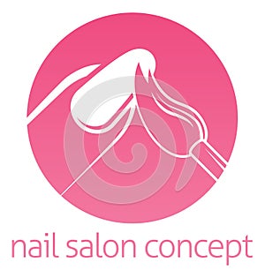 Nail Technician concept