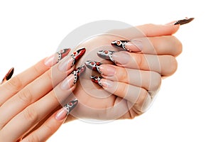 Nails art design.