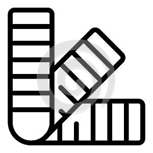Nails file instrument icon outline vector. Manicurist tools