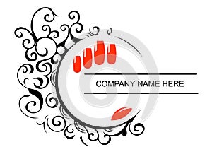 Nails salon logo