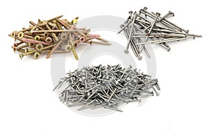 Nails and screws collection