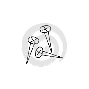 Nails thin line icon. nails linear outline icon