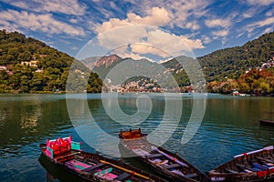 Nainital Lake is a natural freshwater body formed by tectonics