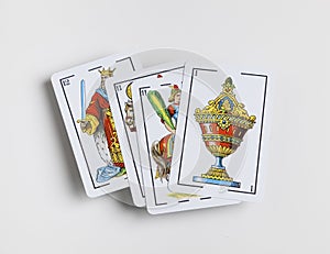 Naipes Spanish playing cards photo