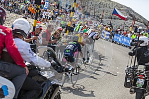 Nairo Quintana on Mont Ventoux - Tour de France 2013