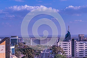 Nairobi Capital City County Streets Cityscapes Skyline Skyscrapers Modern Buildings Landscapes Architecture Structures Landmarks