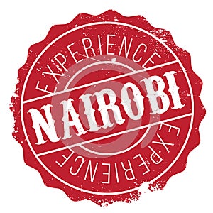 Nairobi stamp rubber grunge