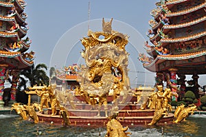 Naja Chinese shrine in Thailand.