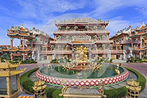 Naja Shrine, Chinese Style Temple in Chonburi, Thailand