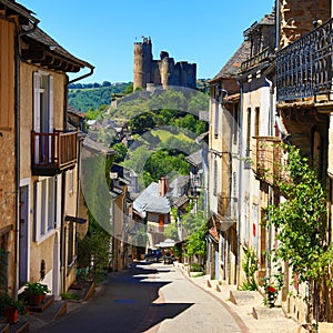 Najac, France medieval village