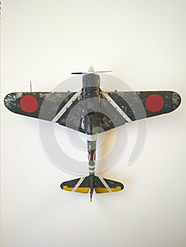 Nakajima Ki-43 Hayabusa model fighter