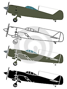 Nakajima Ki 84 in right view