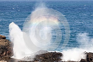 Nakalele Blowhole on the northern coast of Maui