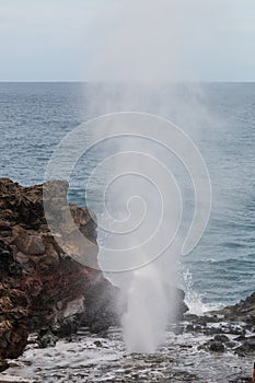 Nakalele Blowhole on the Northwest Coast of Maui