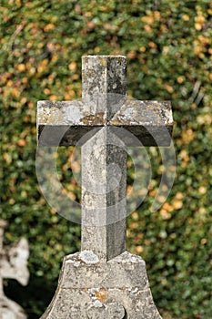 Naked Cross on Old Cemetary